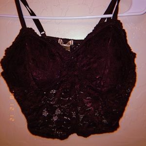 Maroon bralette